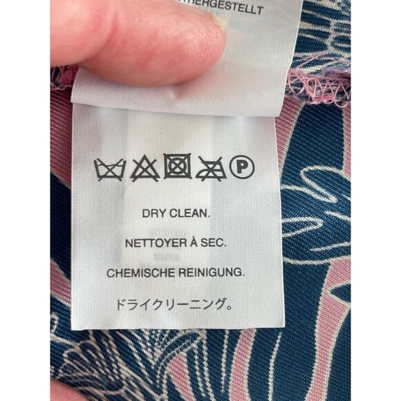 J.Crew X Abigail Borg 100% Silk Tank Top Prairie Dusk Pink Blue Floral 2 $98 - Picture 8 of 12